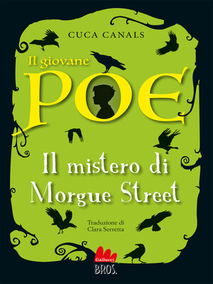 cover image of Il giovane Poe. Il mistero di Morgue Street